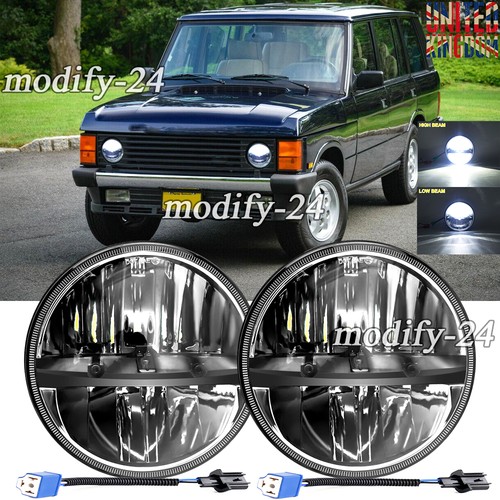 Black round led - 7",