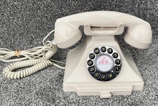 GPO Ivory Carrington Classic Retro Push-Button Phone with Pull Out Tray.