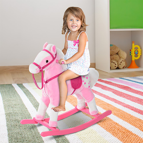Kids rocking horse plush toy - plush,