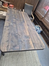 Wood Dinner Table900x1800 Rustic