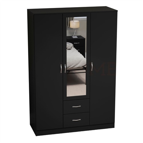 Wooden wardrobe modern doors - wooden,