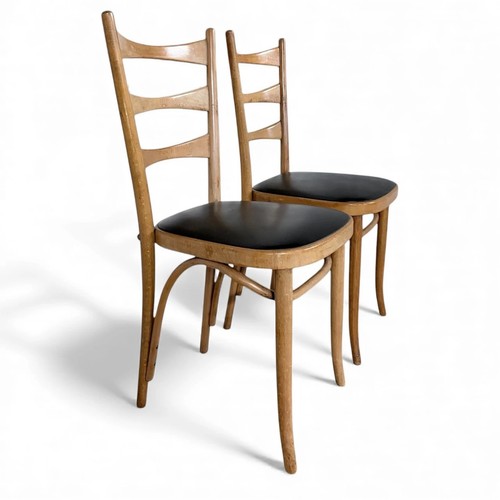 Pair bentwood beech dining - of,