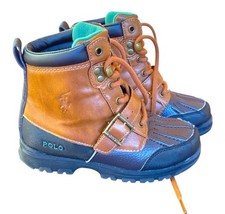 Polo Ralph Lauren Colbey Mid II Boots Brown Performance Duck Boots kids Size 13