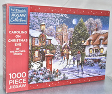 2019 WH SMITH 1000 PIECE CAROLING ON CHRISTMAS EVE JIGSAW PUZZLE