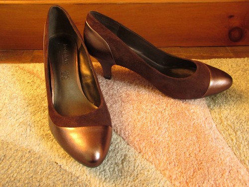 Footglove leather shoes - m&s,