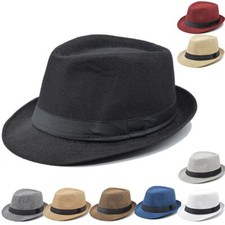 Mens Fedora Hat Trilby Summer