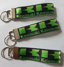 Kawasaki Style Logo Motorbike Motorcycle Superbike Keyring Key Fob Handmade Gift