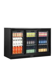 3 SLIDING DOOR BEER FRIDGE BAR
