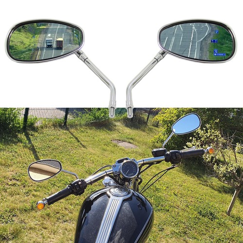 Chrome 10mm side mirrors - side, for