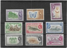 BRITISH HONDURAS 1953-62 PICTORIAL PART SET TO 50c SG.179-187 LIGHT MOUNTED MINT