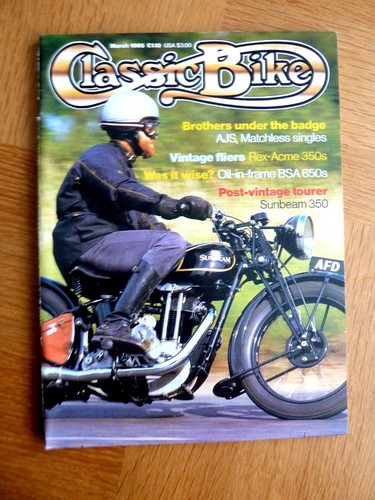 Classic bike magazine - mar, 1985