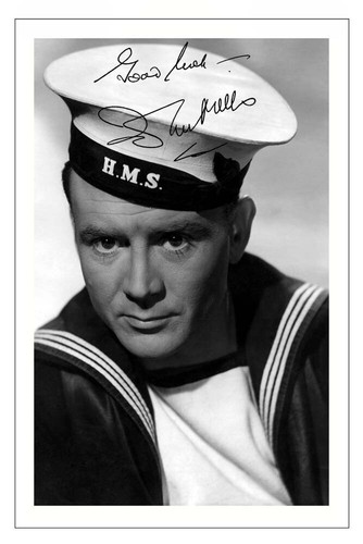 John mills signed autograph - signed,