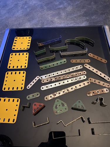 Vintage meccano metal bundle - meccano,