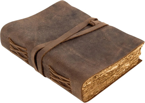 Vintage hunter leather - hunter, journal