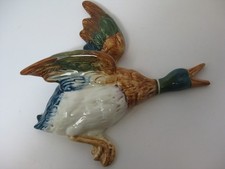 Flying Duck Wall Plaque Vintage Beswick Mallard 596/0  The Big One VGC