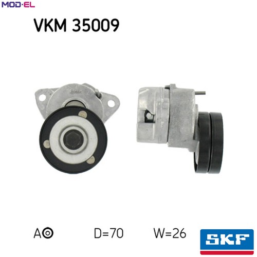 Belt tensioner vribbed - belt,