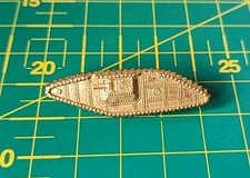Ww2 Us Army Offices Tank Corps Collar Badge