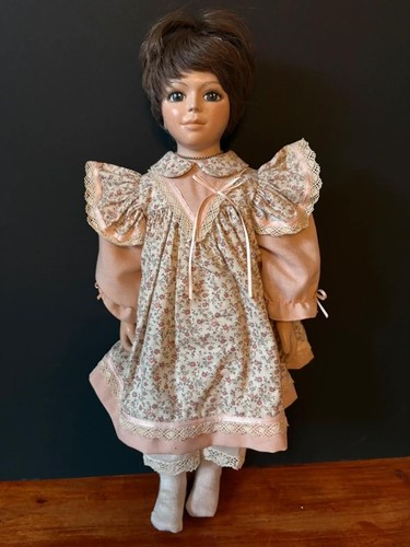 Large porcelain collector doll - collector,
