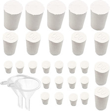 29PCS Rubber Stopper for Salt and Pepper Shakers, Ceramics Piggy Bank 3 Sizes  r