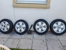 Classic Mini Cooper F55 15 Inch Alloy Wheels and Tyres X4 Genuine Original Used