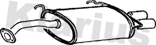 Klarius ty273k muffler exhaust - klarius,