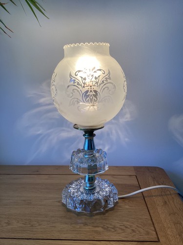 Vintage pressed glass table - glass,
