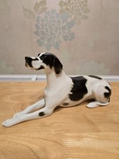 Vintage Pointer dog Porcelain Figurine. Possibly Lomonosov USSR, 30cm