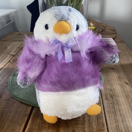 Aurora penguin with - aurora, purple