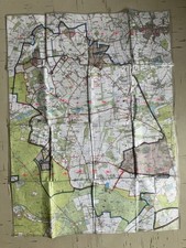 Laminated Military Map Of