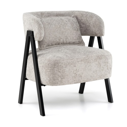 Barrel accent chair - barrel, faux