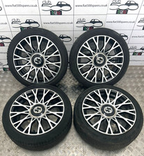 Fiat 500 Gucci 16” Inch Alloy Wheels 51902573 With Centre Caps