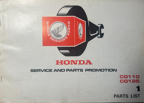 Honda cg125 cg110 genuine - honda,