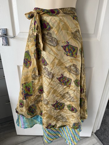 Reversible skirt beach wrap - reversible,