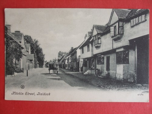 Old hertfordshire postcard - old,