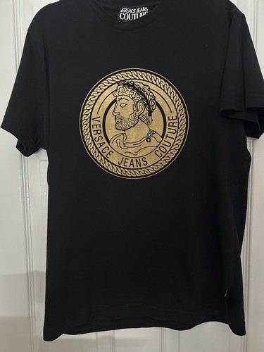 Men black versace tshirt - versace,