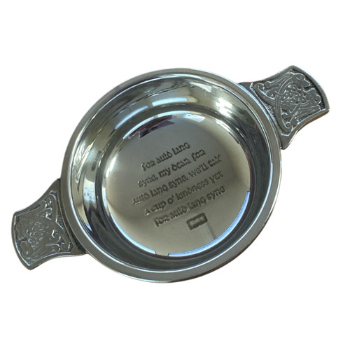 Quaich pewter auld lang - auld,