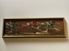 Mid century painting horse - century,