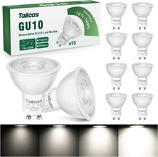 10x LED GU10 Light Bulbs 5W 7W
