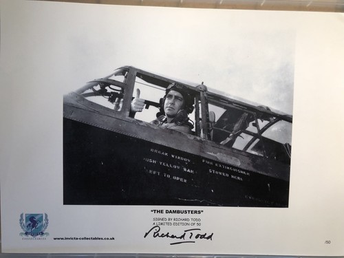 Richard todd hand signed - richard,