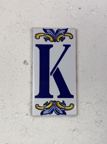 Vintage spanish ceramic - vintage, letter