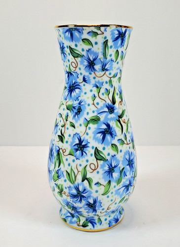 Two company bud vase - company, blue