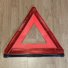 Genuine Audi Red Warning Triangle with Stand Replacement OEM Audi 4B5860251E