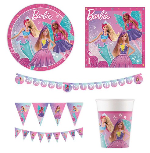 Barbie party tableware - barbie,