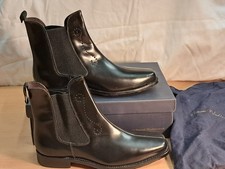 Pair Mens Samuel Windsor Torino Boot Black Leather - UK Size 9 1/2  9.5