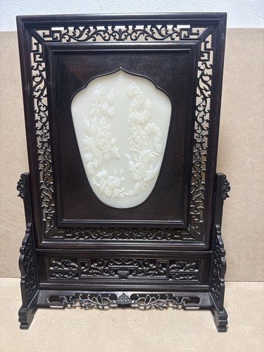 Chinese white jade phoenix - white,