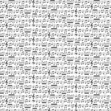 Fat Quarter Nutex Music Sheets