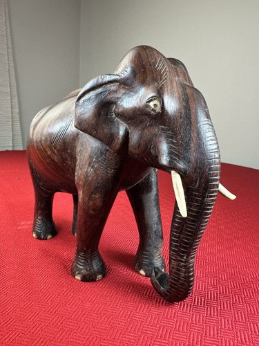 Vtg hand carved indian - vtg,