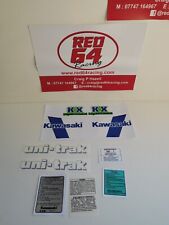 Kawasaki KX 80  1983 Full decal set vintage mini bike motocross evo stickers
