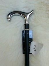 silver handle walking stick