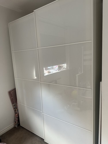 Ikea pax white wardrobe - pax,
